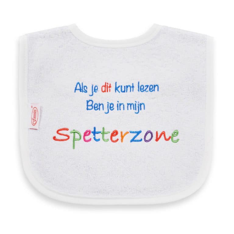 Als je dit kunt lezen zit je in mijn spetterzone