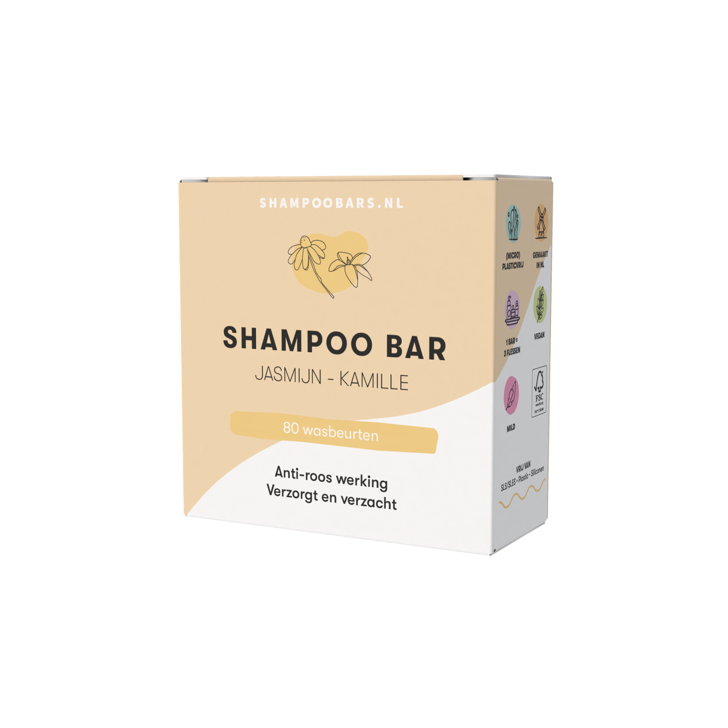 Shampoo Bar Jasmijn – Kamille