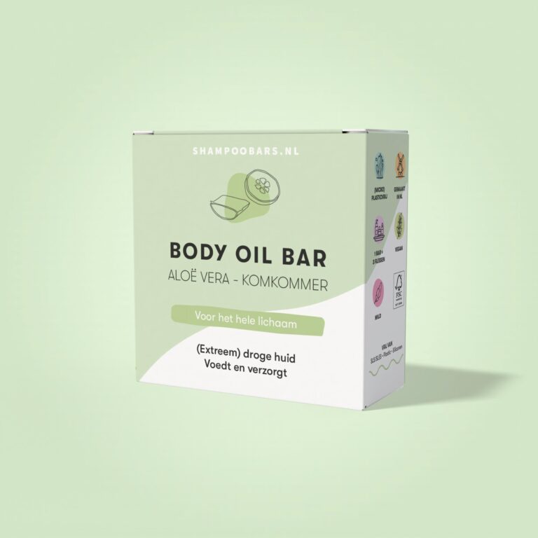 Body Oil Bar Aloë Vera – Komkommer