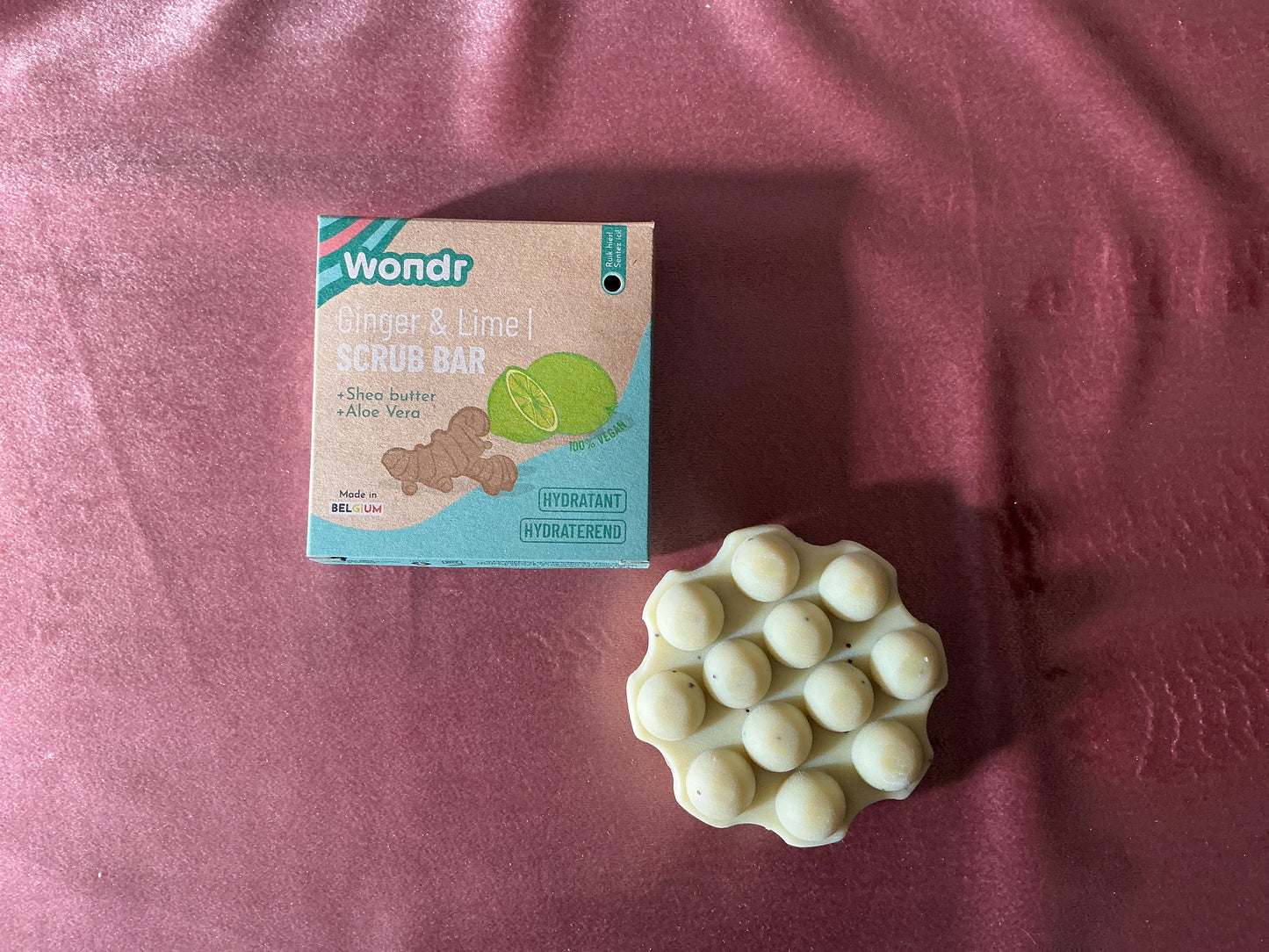 Scrub bar - ginger & lime