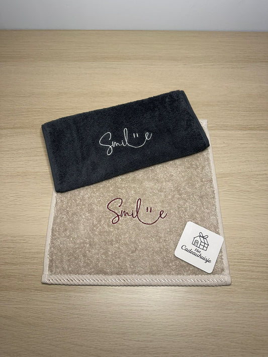 Gezichtshanddoekje ‘Smile’