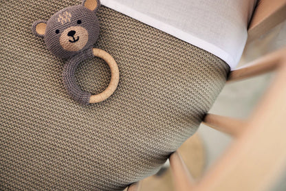 Deken wieg Olive green