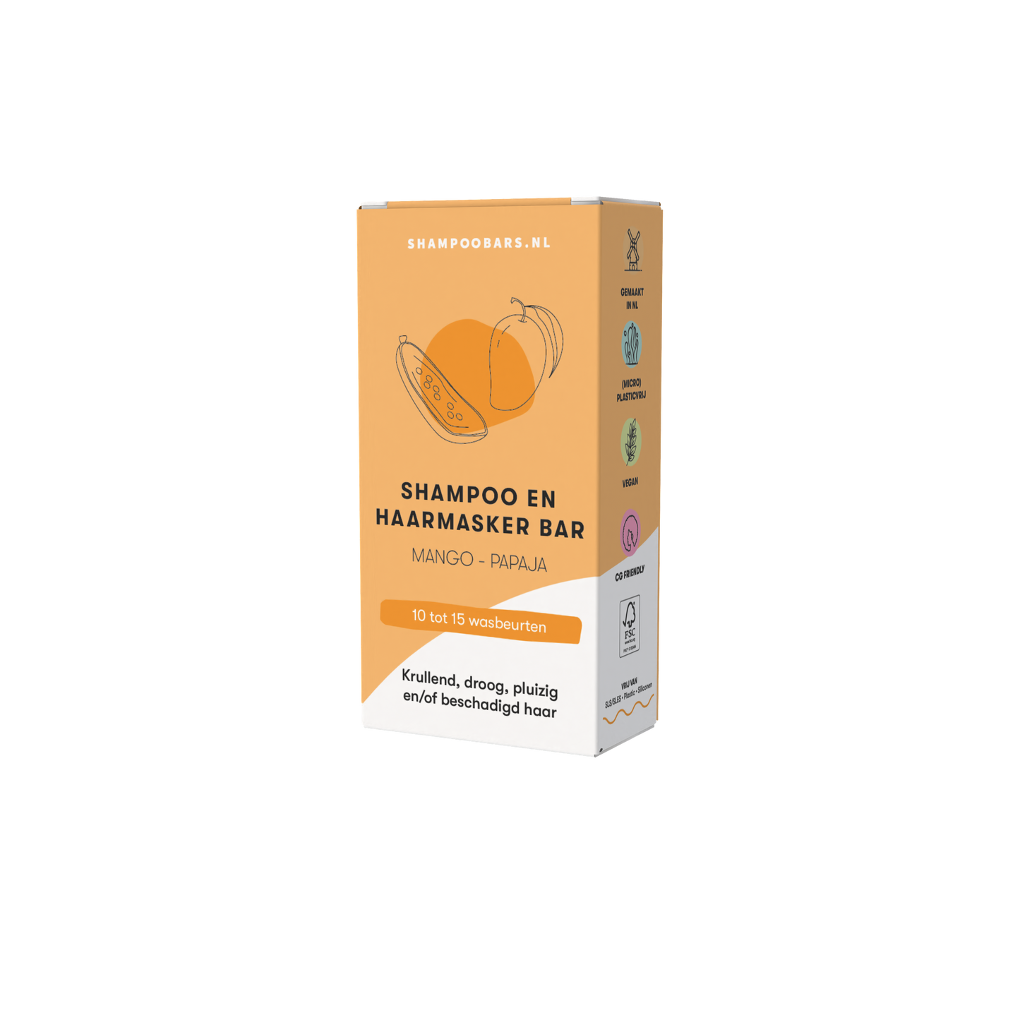 Mini Shampoo & Haarmasker Bar Mango – Papaja