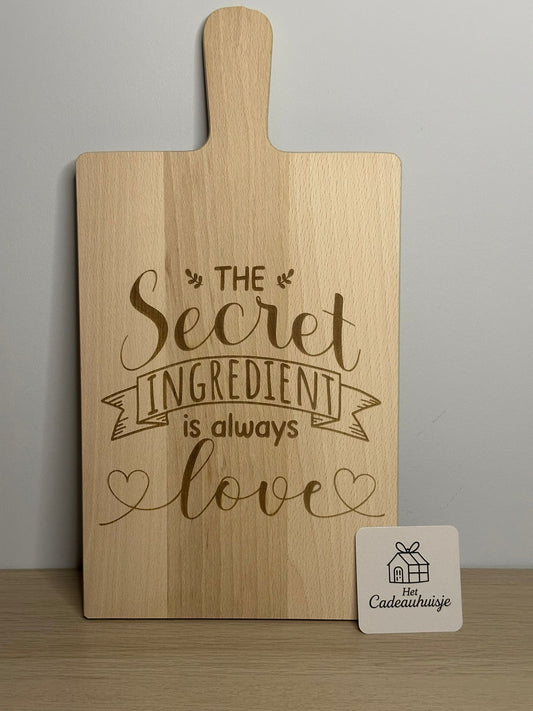 Snijplank The secret