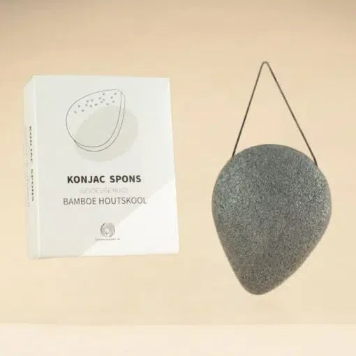 Konjac Spons Bamboe Houtskool