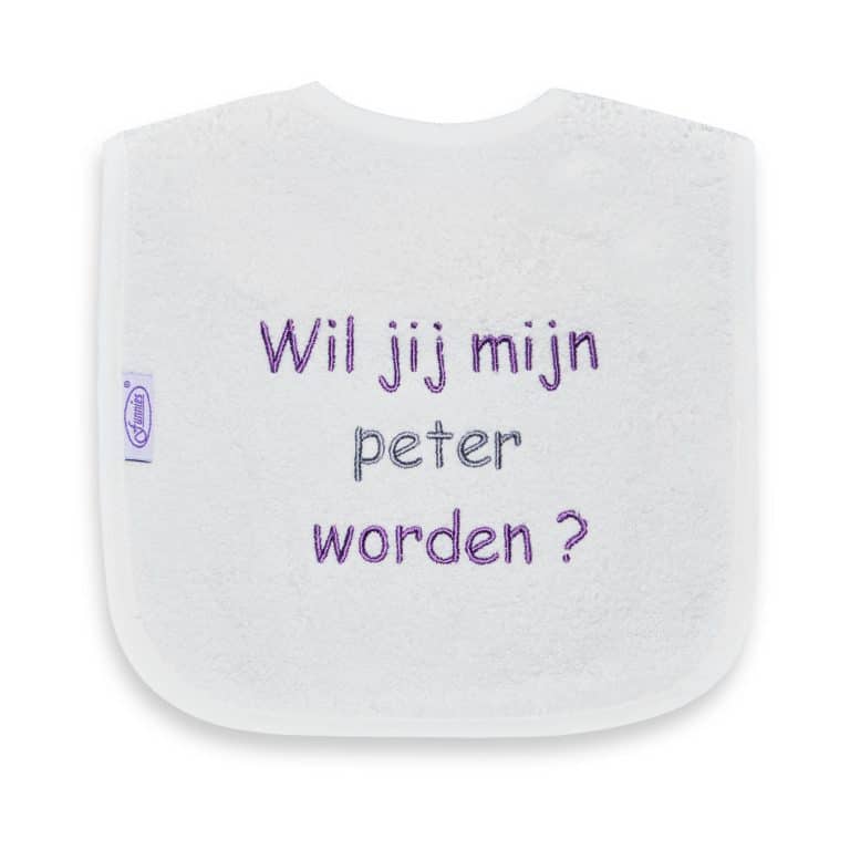 Wil jij mijn peter worden?